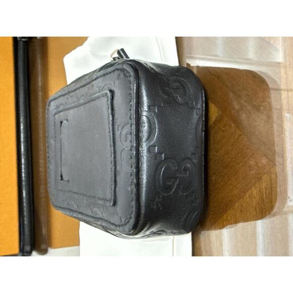 Gucci GG Black Leather Accessory Case - Picture 4 of 10